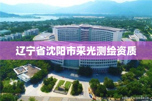 辽宁省沈阳市采光测绘资质