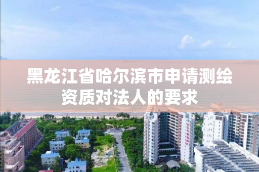 黑龙江省哈尔滨市申请测绘资质对法人的要求