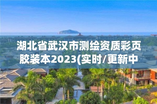 湖北省武汉市测绘资质彩页胶装本2023(实时/更新中)