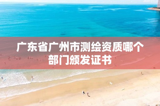 广东省广州市测绘资质哪个部门颁发证书