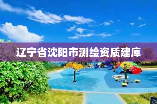 辽宁省沈阳市测绘资质建库