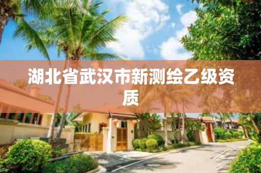 湖北省武汉市新测绘乙级资质