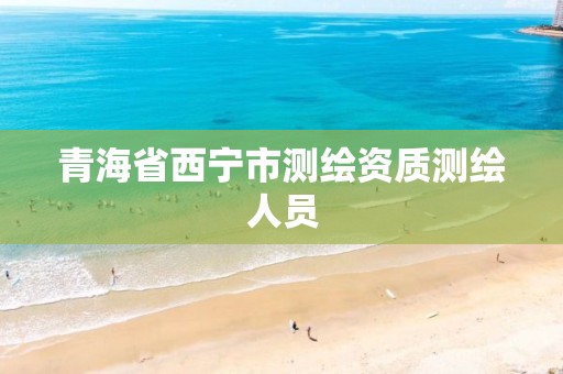 青海省西宁市测绘资质测绘人员