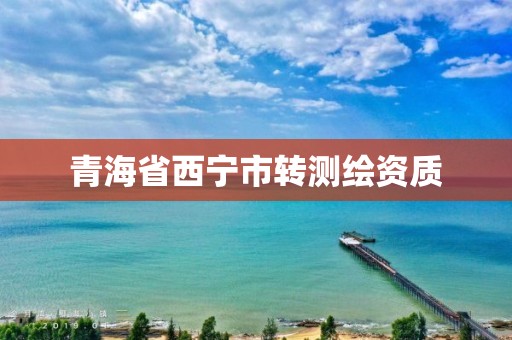 青海省西宁市转测绘资质