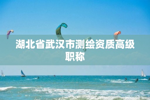 湖北省武汉市测绘资质高级职称