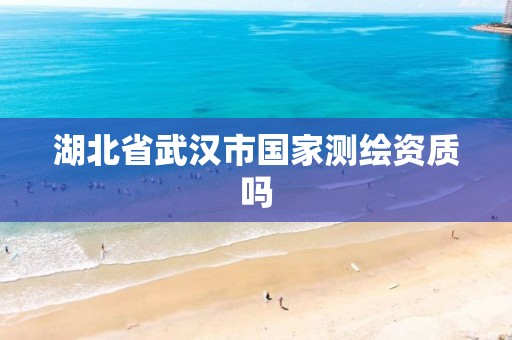 湖北省武汉市国家测绘资质吗