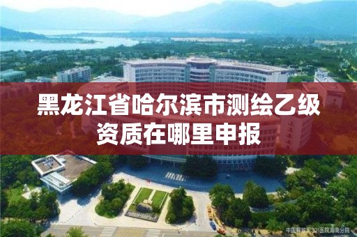 黑龙江省哈尔滨市测绘乙级资质在哪里申报