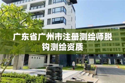 广东省广州市注册测绘师脱钩测绘资质