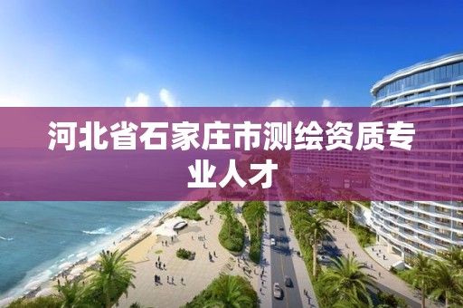 河北省石家庄市测绘资质专业人才