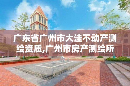 广东省广州市大洼不动产测绘资质,广州市房产测绘所