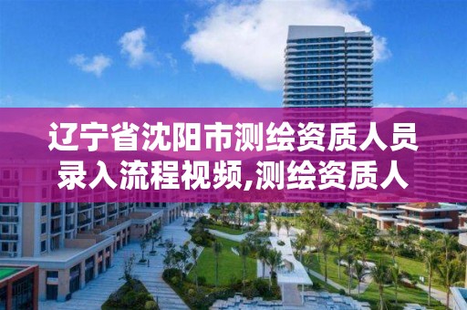 辽宁省沈阳市测绘资质人员录入流程视频,测绘资质人员查询。