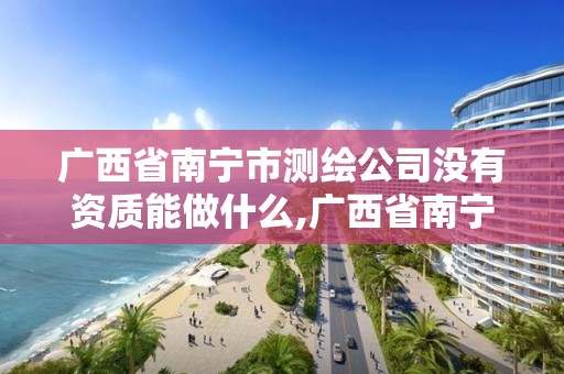 广西省南宁市测绘公司没有资质能做什么,广西省南宁市测绘公司没有资质能做什么工作。