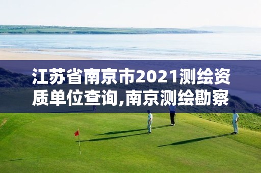 江苏省南京市2021测绘资质单位查询,南京测绘勘察