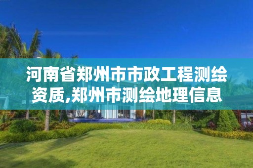 河南省郑州市市政工程测绘资质,郑州市测绘地理信息局