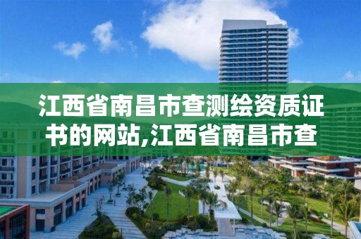 江西省南昌市查测绘资质证书的网站,江西省南昌市查测绘资质证书的网站是什么。