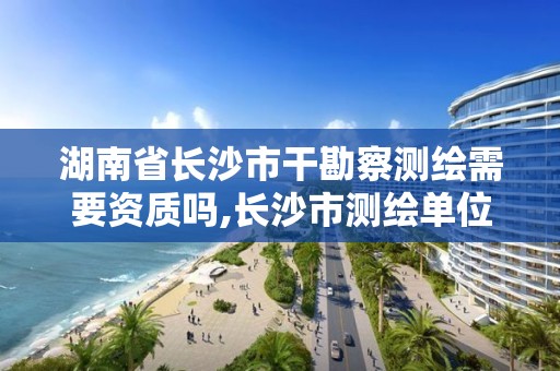 湖南省长沙市干勘察测绘需要资质吗,长沙市测绘单位招聘