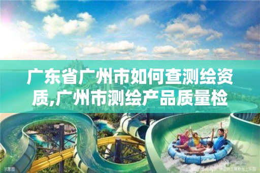 广东省广州市如何查测绘资质,广州市测绘产品质量检验中心