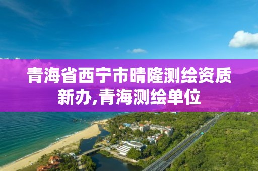 青海省西宁市晴隆测绘资质新办,青海测绘单位