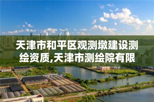 天津市和平区观测墩建设测绘资质,天津市测绘院有限公司电话