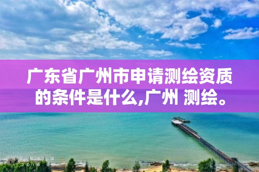 广东省广州市申请测绘资质的条件是什么,广州 测绘。