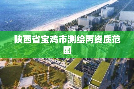 陕西省宝鸡市测绘丙资质范围