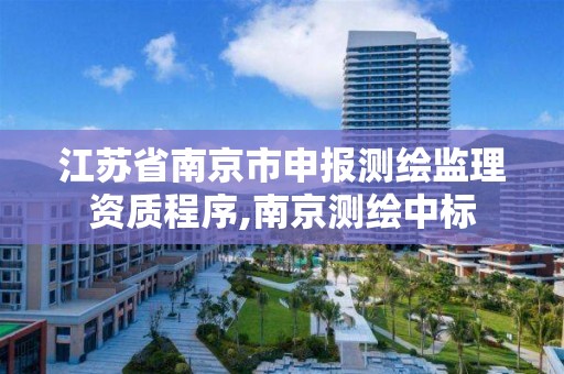 江苏省南京市申报测绘监理资质程序,南京测绘中标