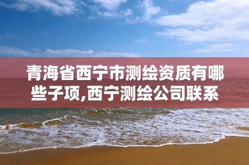 青海省西宁市测绘资质有哪些子项,西宁测绘公司联系方式 青海省西宁市测绘资质有哪些子项,西宁测绘公司联系方式