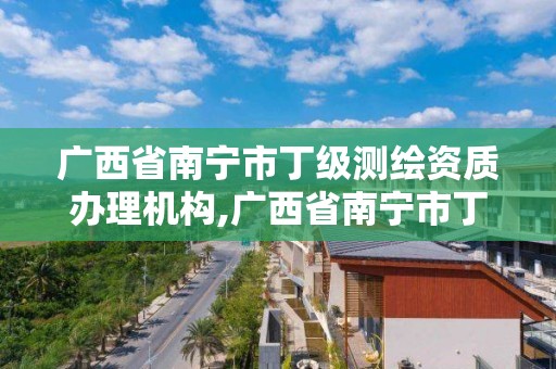 广西省南宁市丁级测绘资质办理机构,广西省南宁市丁级测绘资质办理机构有哪些