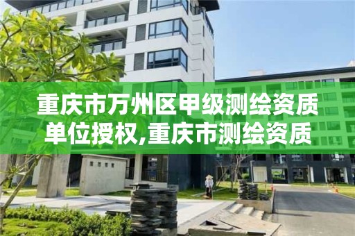 重庆市万州区甲级测绘资质单位授权,重庆市测绘资质管理办法