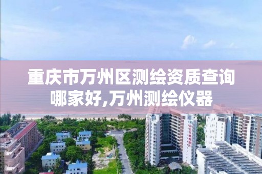 重庆市万州区测绘资质查询哪家好,万州测绘仪器