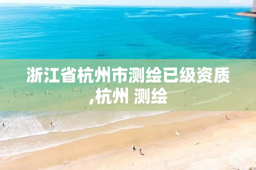 浙江省杭州市测绘已级资质,杭州 测绘