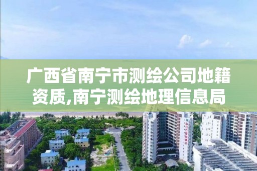 广西省南宁市测绘公司地籍资质,南宁测绘地理信息局