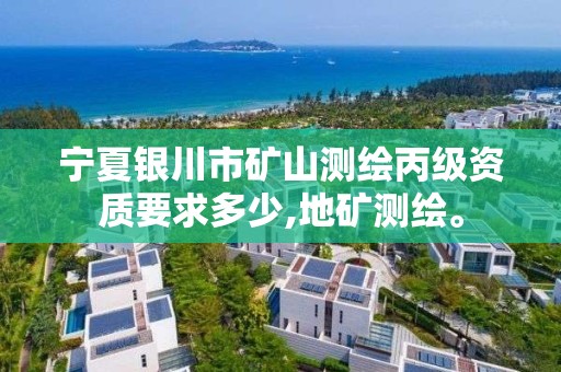 宁夏银川市矿山测绘丙级资质要求多少,地矿测绘。