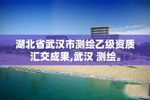 湖北省武汉市测绘乙级资质汇交成果,武汉 测绘。