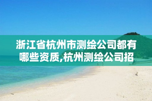 浙江省杭州市测绘公司都有哪些资质,杭州测绘公司招聘信息