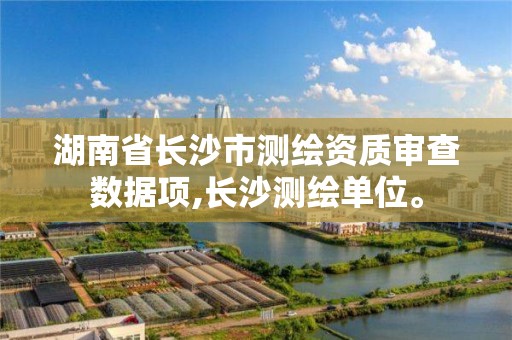 湖南省长沙市测绘资质审查数据项,长沙测绘单位。