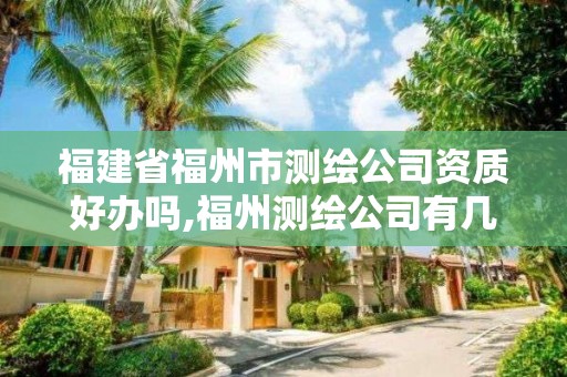 福建省福州市测绘公司资质好办吗,福州测绘公司有几家