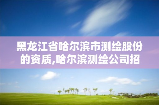 黑龙江省哈尔滨市测绘股份的资质,哈尔滨测绘公司招聘