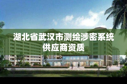 湖北省武汉市测绘涉密系统供应商资质