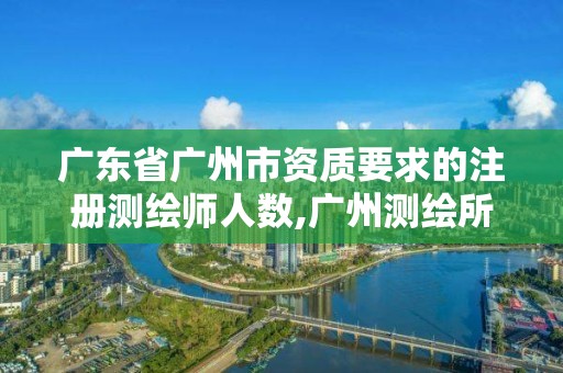 广东省广州市资质要求的注册测绘师人数,广州测绘所。