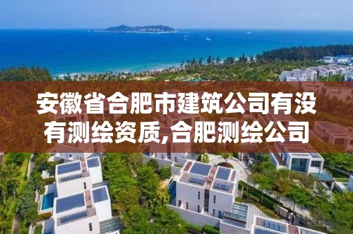 安徽省合肥市建筑公司有没有测绘资质,合肥测绘公司招聘。