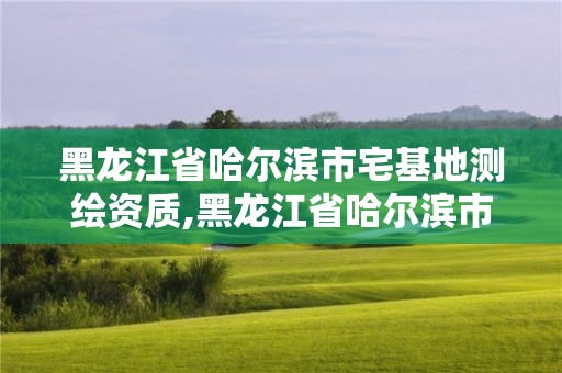 黑龙江省哈尔滨市宅基地测绘资质,黑龙江省哈尔滨市测绘局