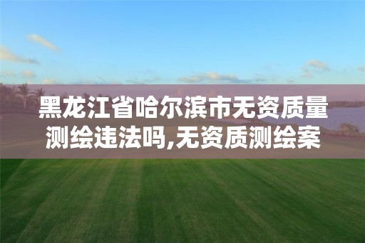 黑龙江省哈尔滨市无资质量测绘违法吗,无资质测绘案例