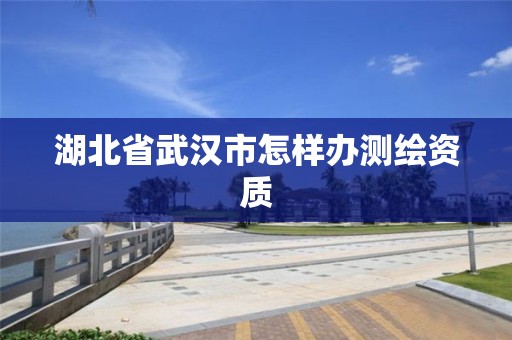 湖北省武汉市怎样办测绘资质