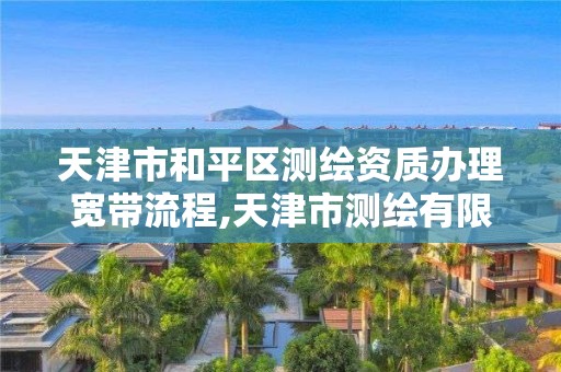 天津市和平区测绘资质办理宽带流程,天津市测绘有限公司