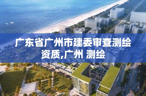 广东省广州市建委审查测绘资质,广州 测绘