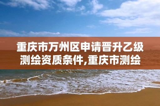 重庆市万州区申请晋升乙级测绘资质条件,重庆市测绘资质管理办法