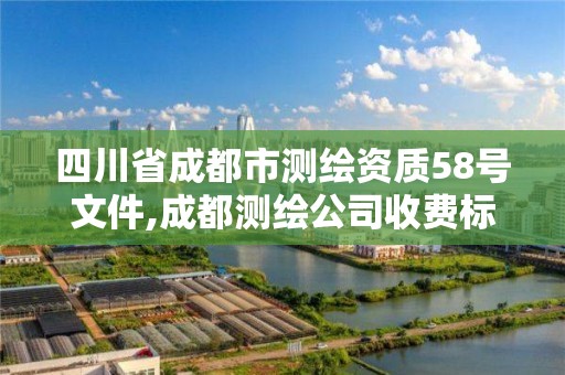 四川省成都市测绘资质58号文件,成都测绘公司收费标准