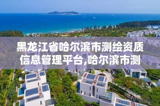 黑龙江省哈尔滨市测绘资质信息管理平台,哈尔滨市测绘公司。