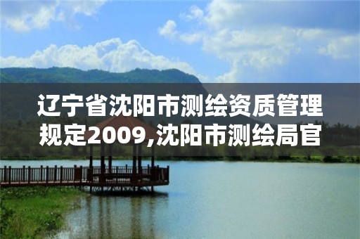 辽宁省沈阳市测绘资质管理规定2009,沈阳市测绘局官网